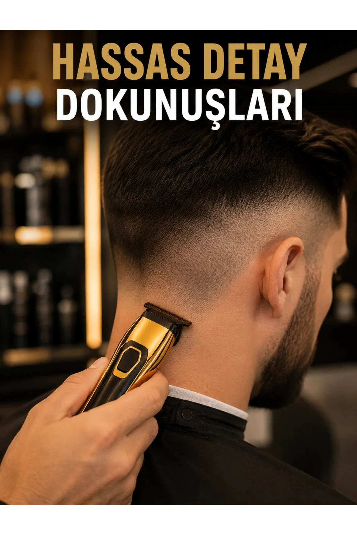 Laraheiser USB Type-C Şarjlı Çok Fonksiyonlu Saç ve Sakal Düzeltme