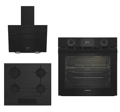 Leisure PFL 9944 S + POLC 601 S + PDLY 606 – S 3 Lü Ankastre Set