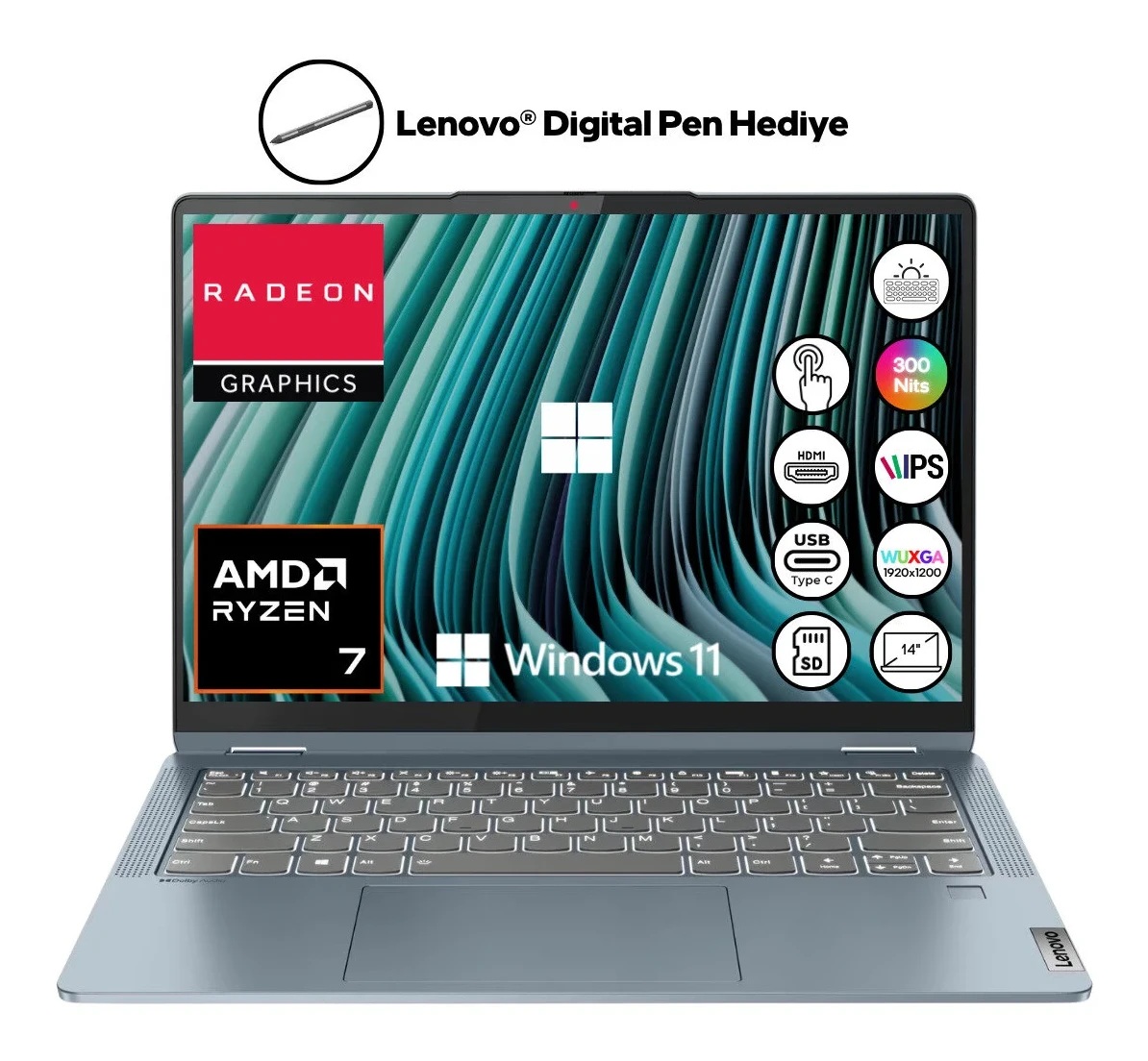 LENOVO IdeaPad Flex 5 14ABR8 Ryzen 7 5825U RAM SSD 14