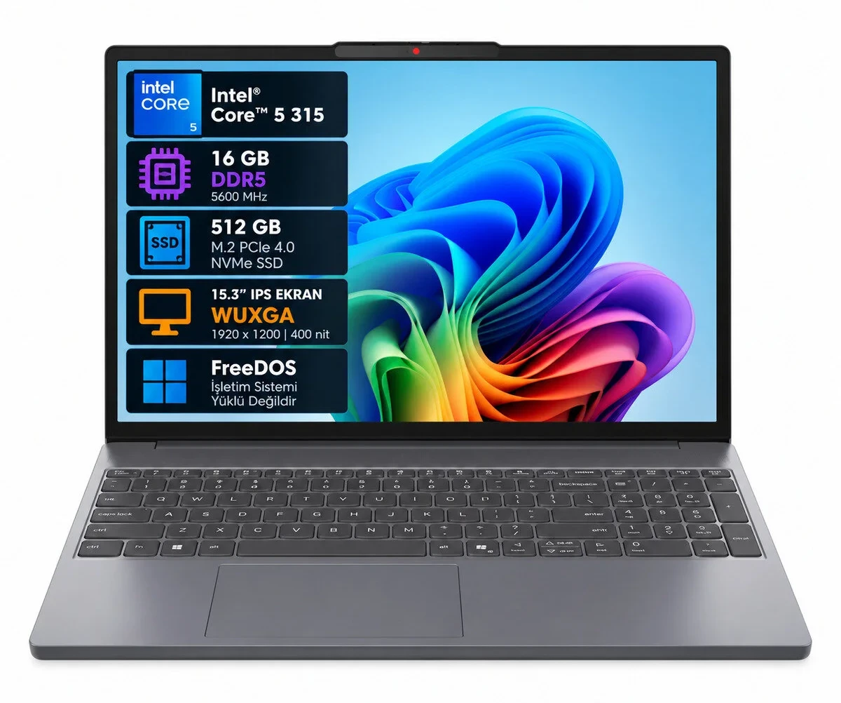 LENOVO Ideapad Slim 3 83RR00JCTR Intel Core 5-315 SSD 15.3
