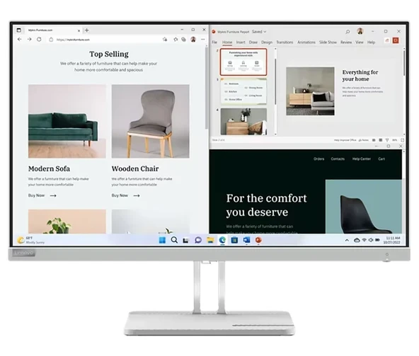 Lenovo L27e-40 Serisi Monitör 27″ Düz