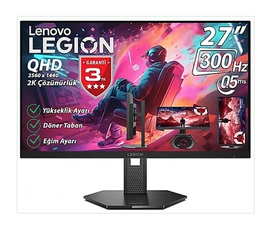 LENOVO Legion 27Q-11 (Mprt) (2xHDMI-DP) G-Sync Monitör