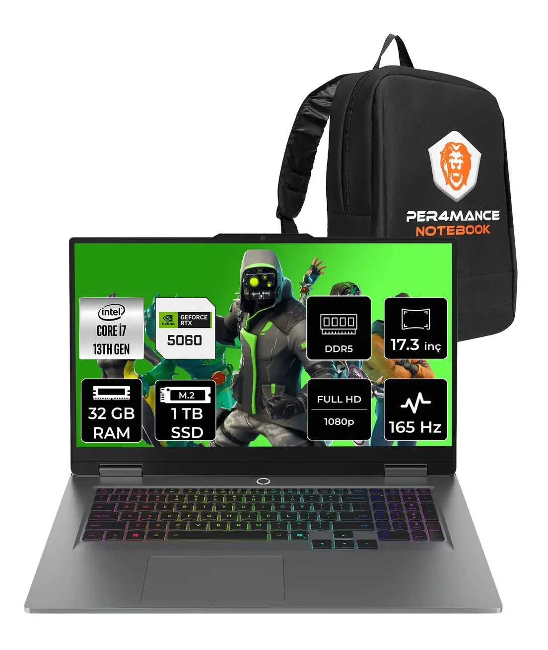 Lenovo LOQ 17IRX10 i7 13700HX SSD RTX5060/ 115W 17.3