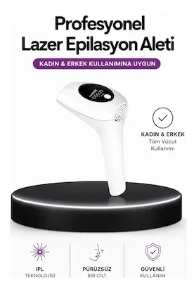 Lexroo Ipl Teknolojili Erkek Ve Kadın Kullanımına Uygun Lazer Epi