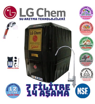 Lg Chem Cool Pompalı 12lt 7flt 14 Aşama Su Arıtma Cihazı