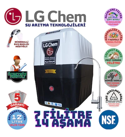 Lg Chem Platınum Montaj Dahil 12 Lt 7 Flt 14 Aşm Su Arıtma Ciha