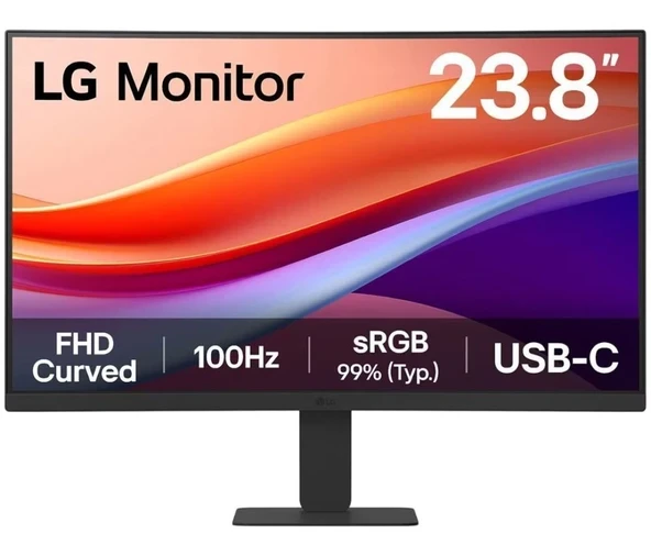 LG Full HD Kavisli Monitör 23,8 inç – 24U421A