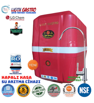 Lightgastro Kımz Byz Montaj Dahil 8l 7fl 14aşama Su Arıtma Cihazı