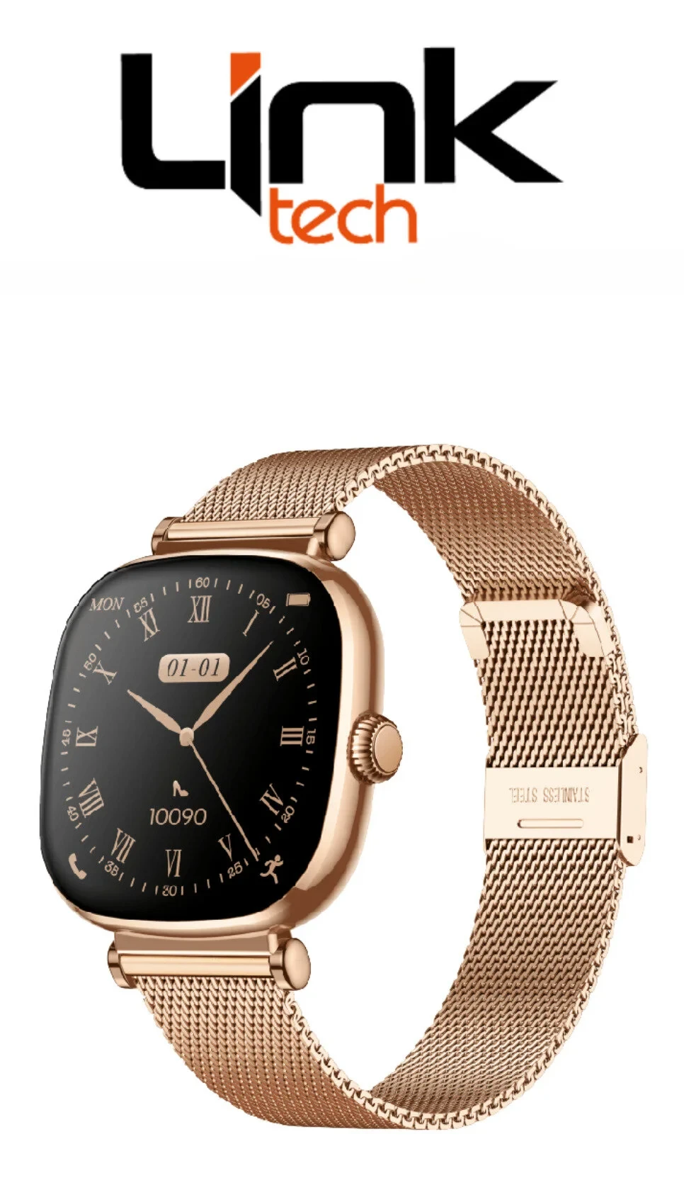 Linktech S108 Premium LT Watch 46mm Süper Amoled IP68 Suya Akıllı Saat