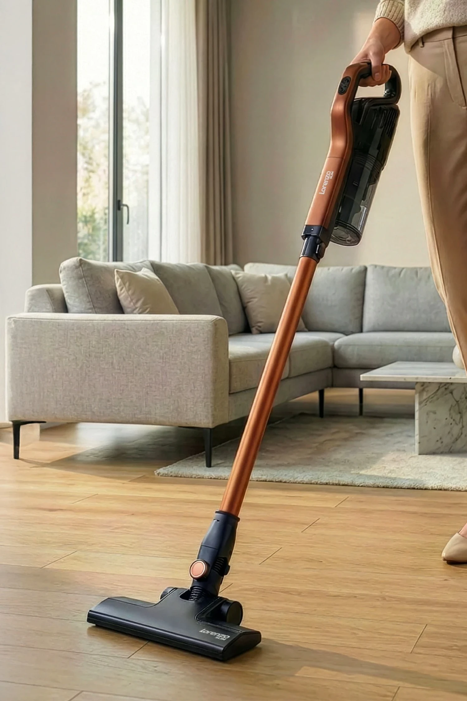 Lorenzo Slim Dikey / Pratik Elektrikli Süpürge Kablolu Hepa Filtre