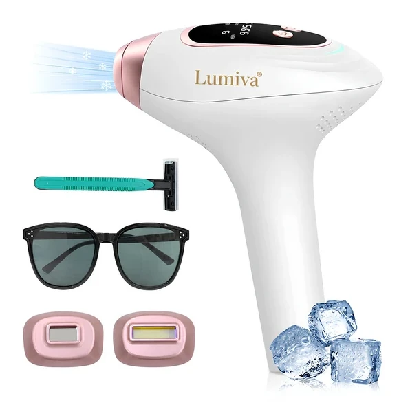 Lumiva LV001 Buz Soğutmalı Ev Tipi IPL Lazer Epilasyon Cihazı 9 Seviye