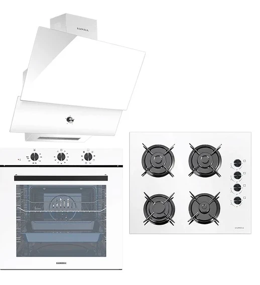 Luxell 88 Litre Süper Kristal Cam Ankastre Set