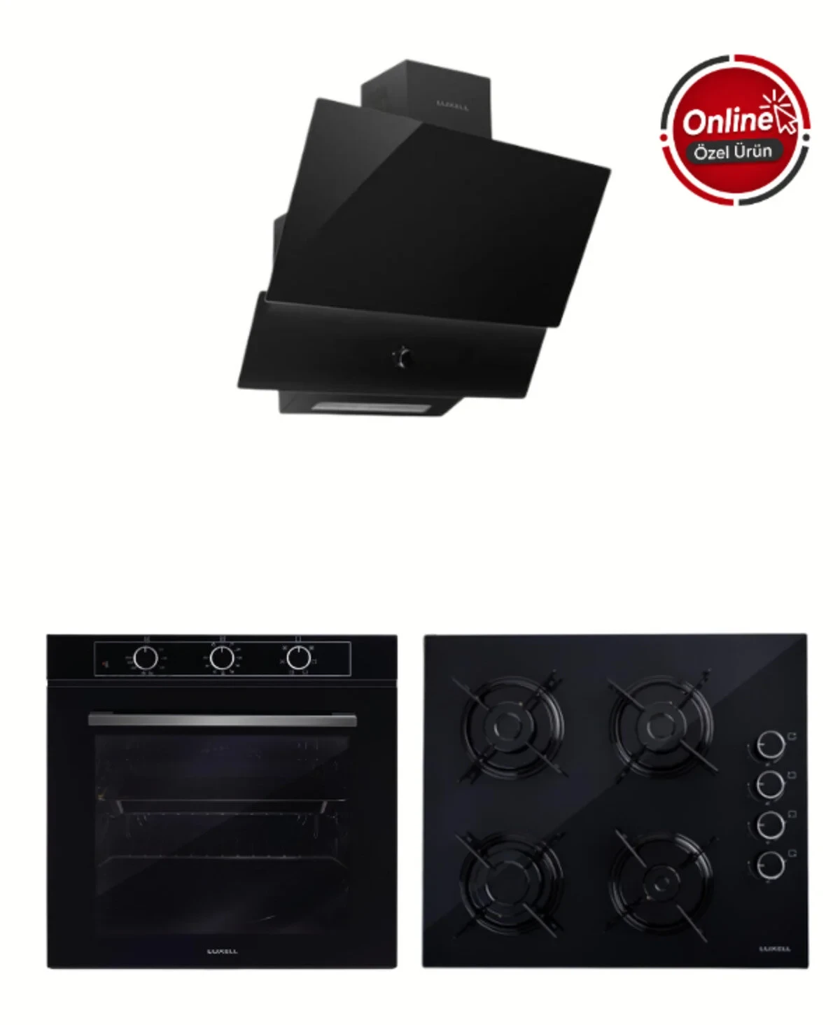 Luxell Optimum Plus Cam Ankastre Set