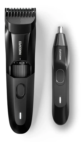 MANSCAPED® Yüz Bakımı İkilisi şunları içerir: Beard Hedger® Sakal Düzeltici