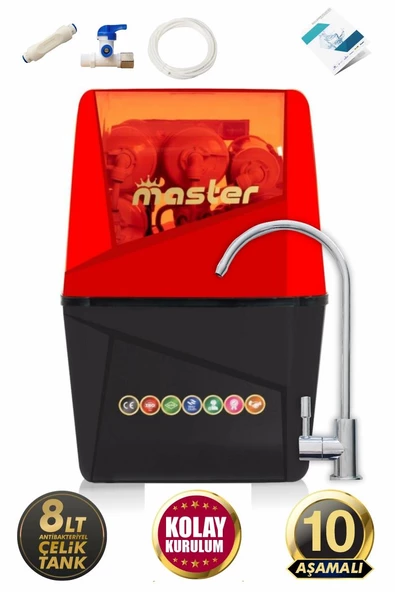 Master 10 Aşamalı Çelik Tanklı Su Arıtma Cihazı