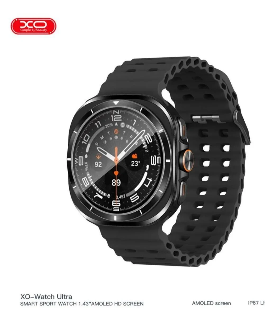 meltobe Xo Watch Ultra Akıllı Saat,46mm,1.43 inç,Su Dayanıklı,GPS