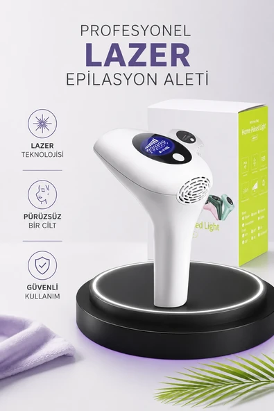 Mey İthalat® IPL Lazer Teknolojili Dijital Ekranlı Epilasyon Cihazı