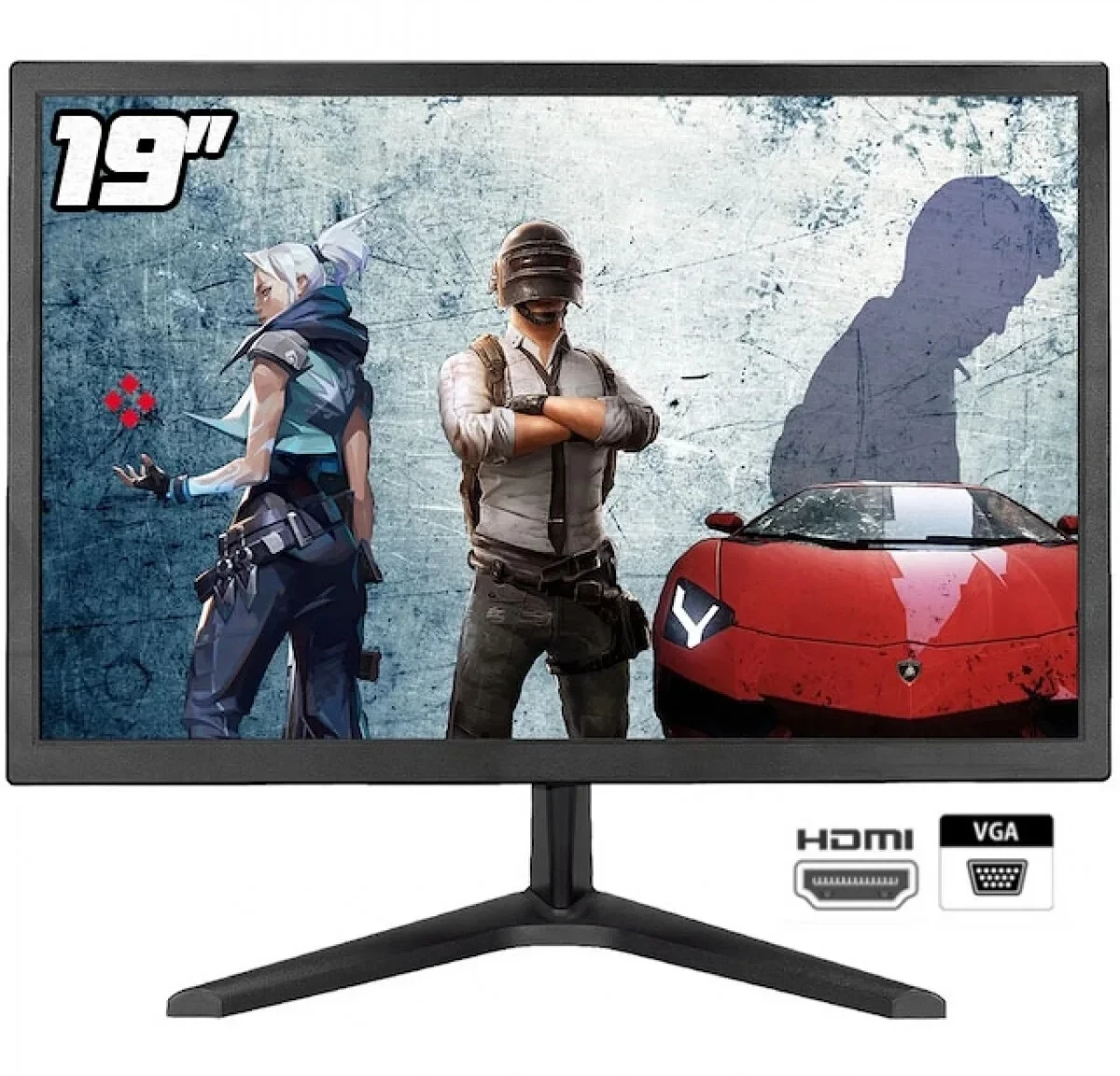 Midcom RETRO PS-GP19WH 19 inç FullHD 5MS HDMI VGA LED 60Hz Monitör