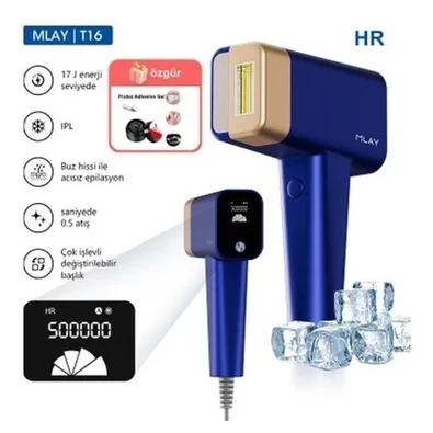 Mlay Ipl Lazer Epilasyon Akıllı Cilt Tanıma Ultra Seri Atım 3 Başlık