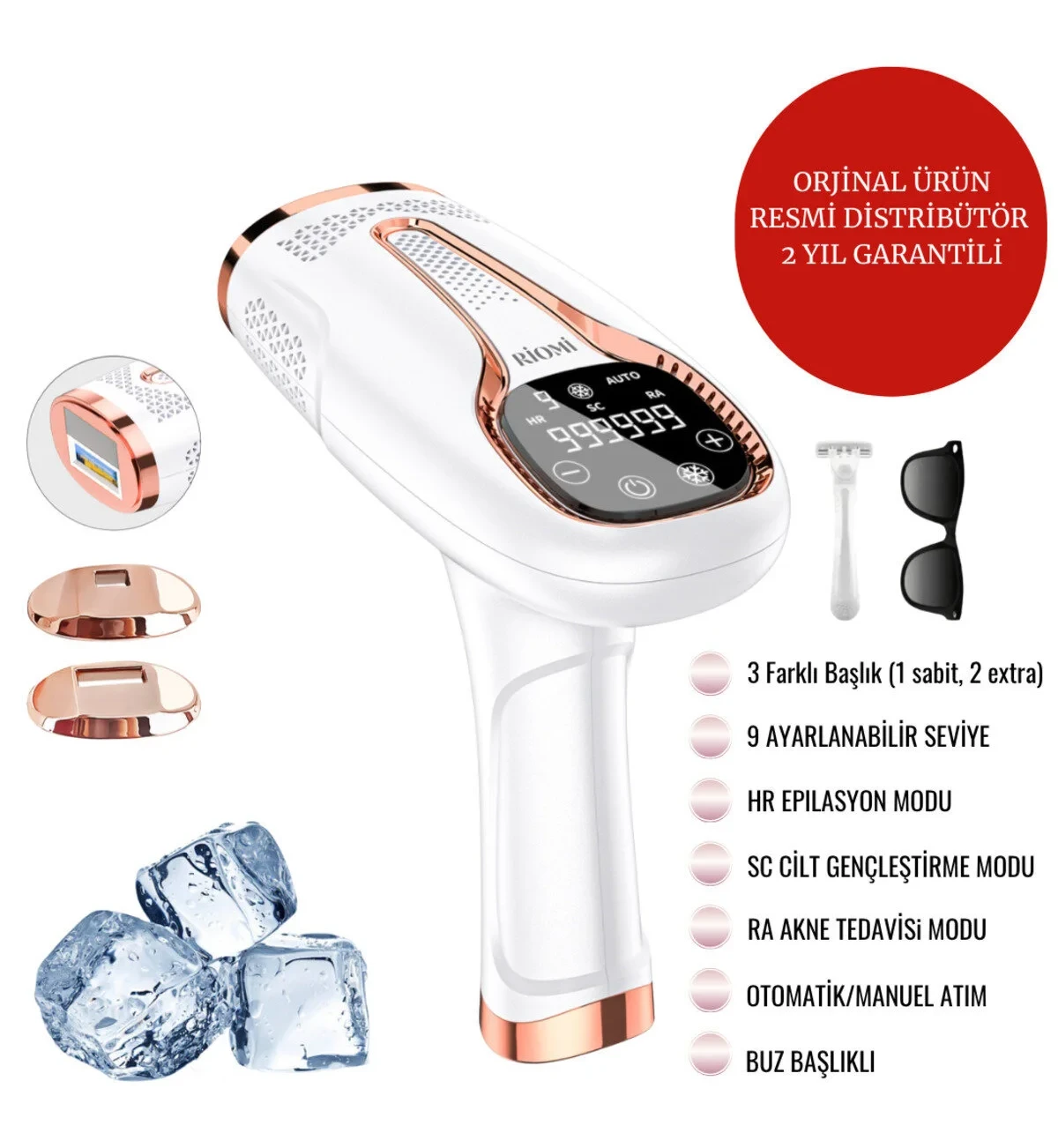 moontime alaçatı Ipl Buz Lazer Epilasyon Cihazı
