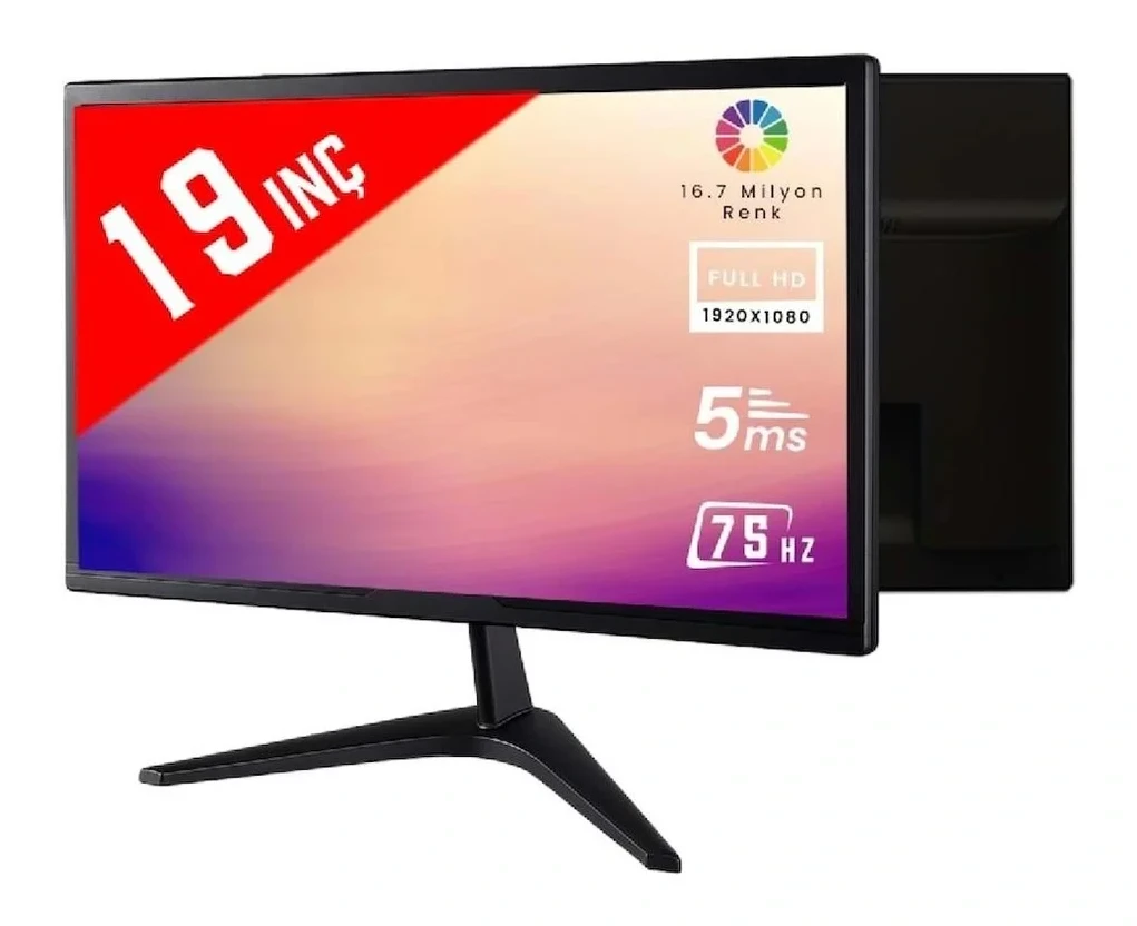 MPIA MP-19 Dahili Hoparlörlü VGA HDMI 19″ Led Monitör