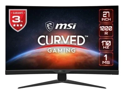 MSI 27″ G272C 1920×1080 (FHD) Curve 1000R VA 170HZ 1MS Freesync Monitör