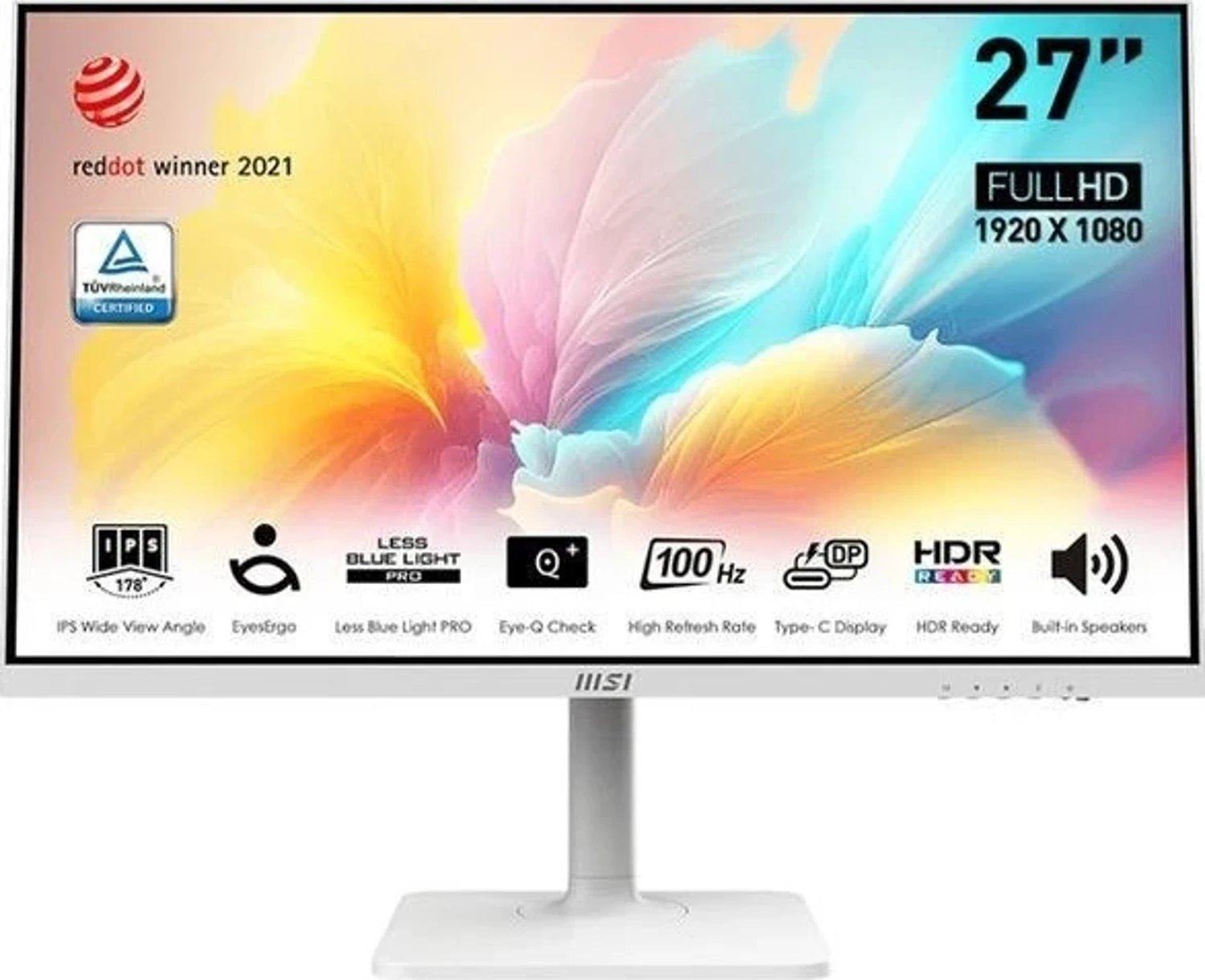 MSI 27 Modern MD2712PW 1920×1080 (FHD) Flat IPS 100HZ 1MS Antı-Glare Monitör