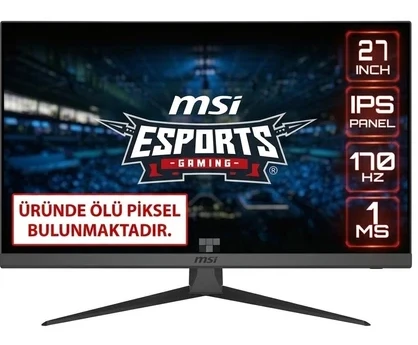 MSI G2722 27″ 1 ms Full HD IPS 170 Hz Oyuncu Monitörü