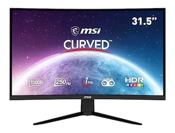 Msı G32C4X 31.5″ 1 MS 250 Hz FreeSync Premium Curved VA Oyuncu Monitör