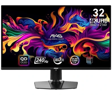 MSI Mag 321upx Qd-oled 31.5″ 0.03ms 240hz Uhd Qd-oled Adaptive-sync Monitör