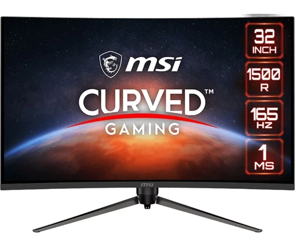 MSI Optix Oyuncu Monitörü 31,5″ Kavisli