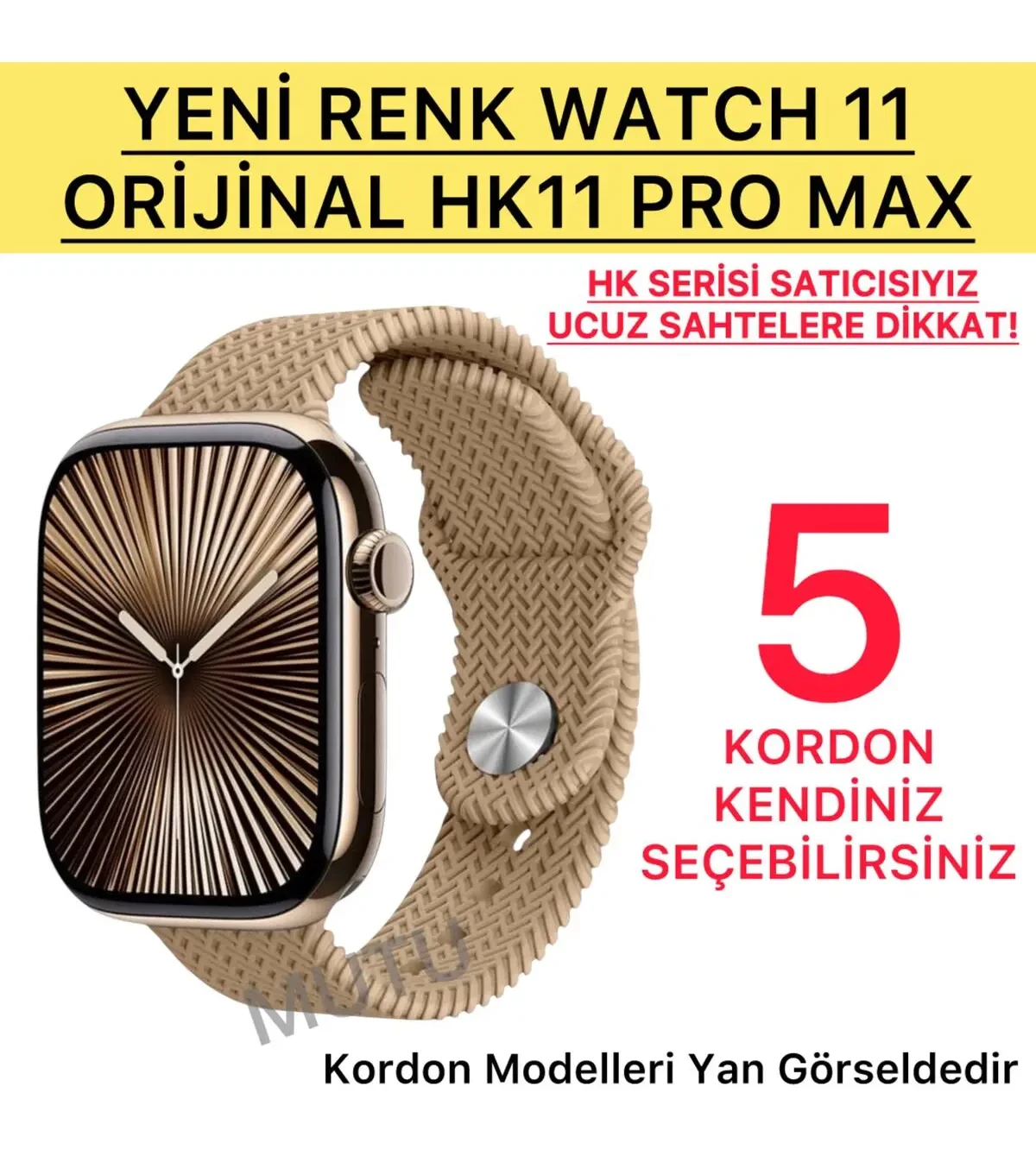 MUTU HK11 PRO MAX Yeni Kasa Watch 11 (watch 10 üstü) SonVersiyon Akıllı Saat