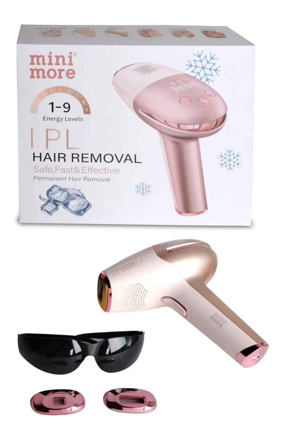 mwx teknoloji Beauty Professional Buz Başlıklı IPL Lazer Epilasyon