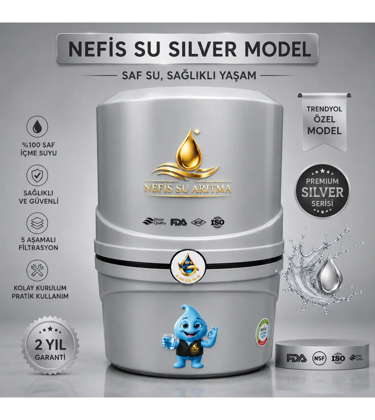 Nefis su arıtma model