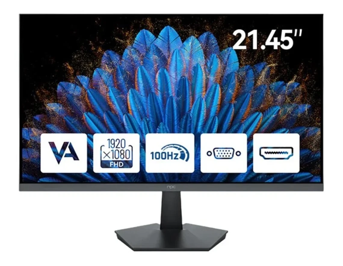 NPC 21.5″ MF2208-A 100Hz 5ms VA FHD Hdmi+Vga Yüksek Performanslı İş Monitör