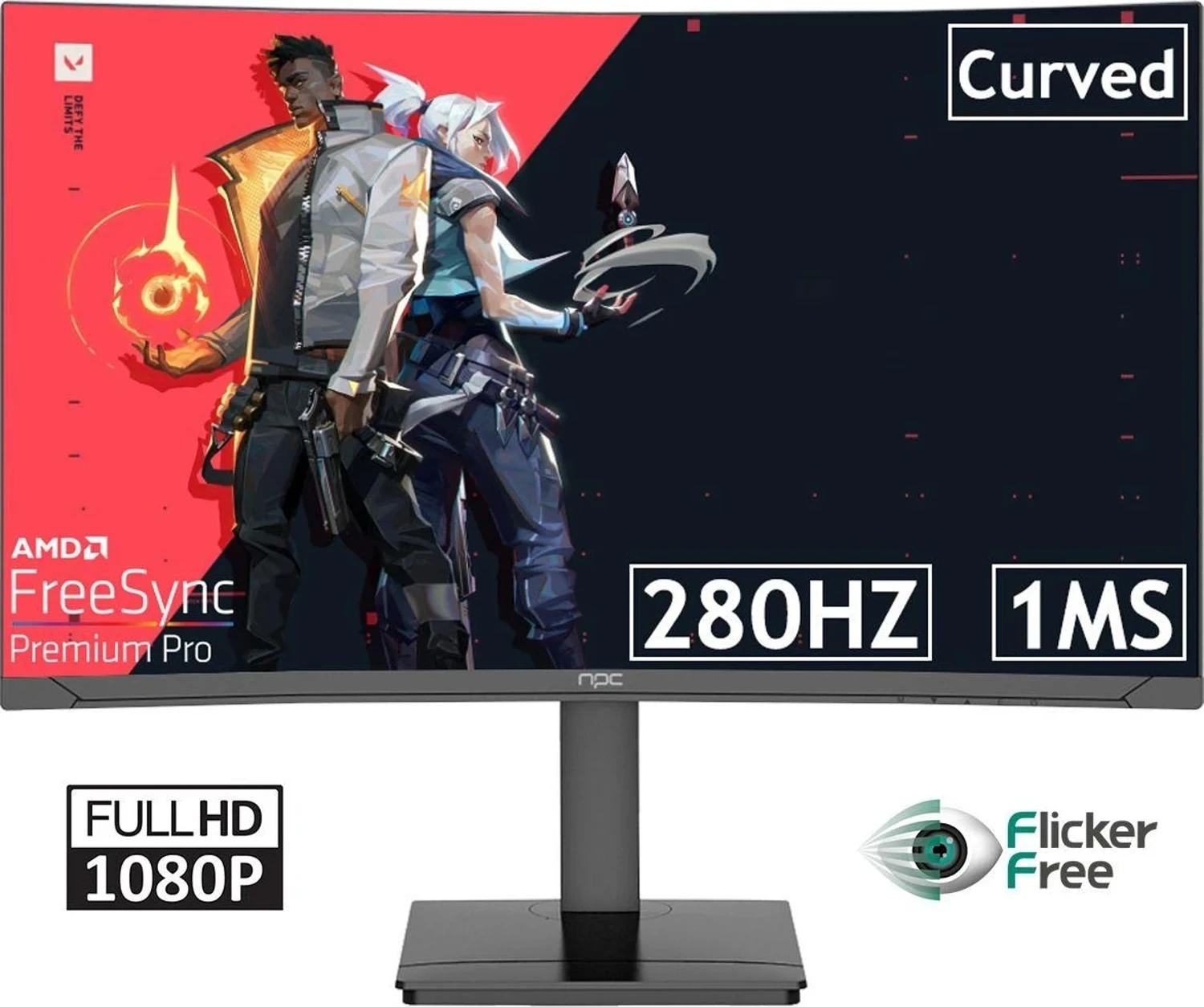 Npc Md2729-K3 27 İnç 280Hz 1Ms Fullhd Wled Speaker 1500R Va Curved Monitör