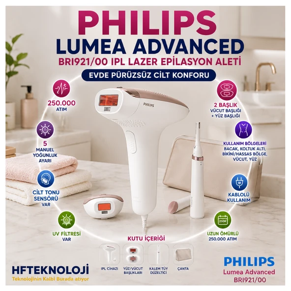 Philips 300.000 Işık atımı ile tüm vücut için,Lumea 7000 Series