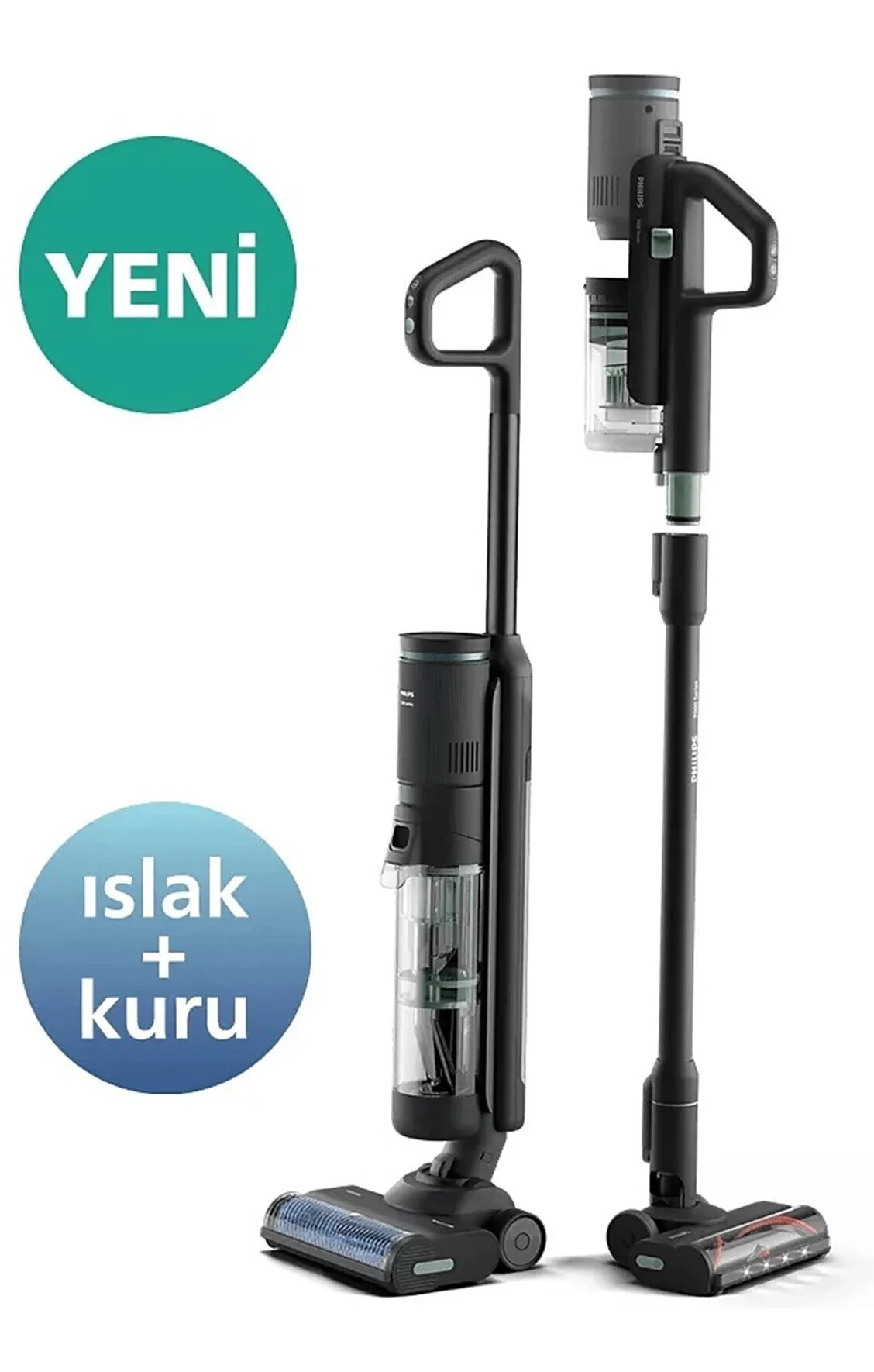 Philips 7000 Serisi AquaTrio Islak&Kuru Kablosuz Dikey Süpürge