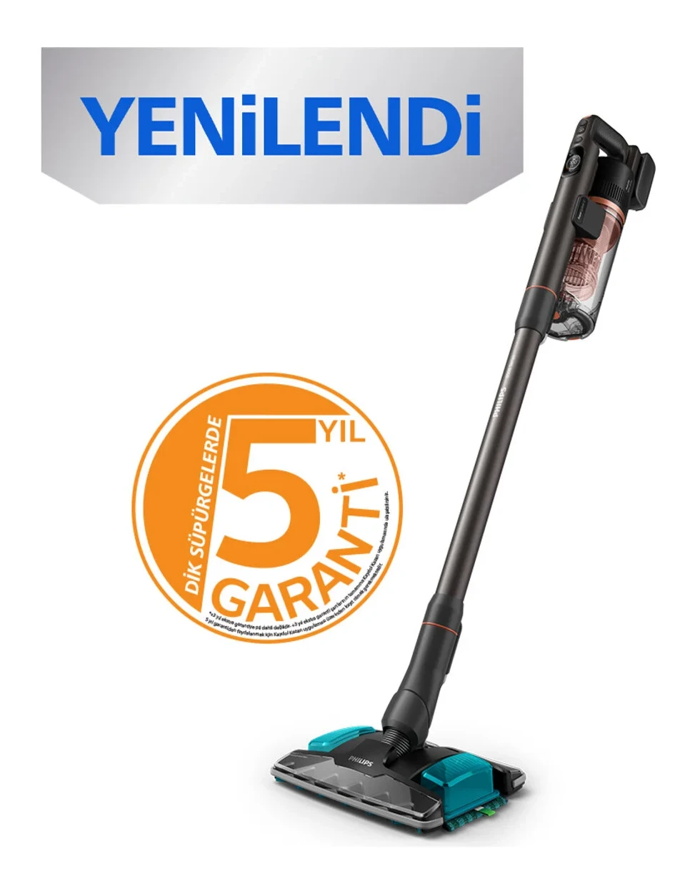 Philips 8000 Serisi Aqua Plus Kablosuz Dik Süpürge