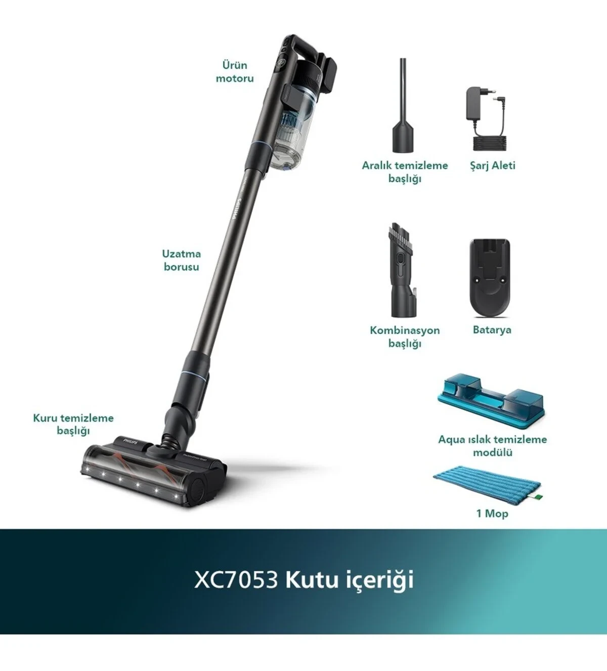 Philips Aqua 25.2 VOLT Sarjlı Süpürge