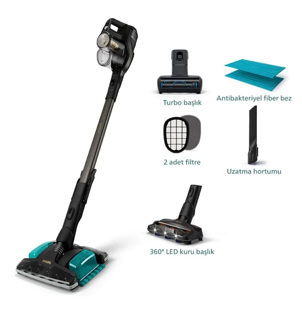 Philips Speedpro Max Aqua Plus Kablosuz Dikey Süpürge