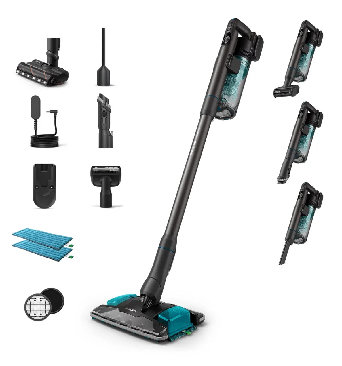 Philips XC8154/10, 8000 Serisi Aqua Kablosuz Dik Süpürge