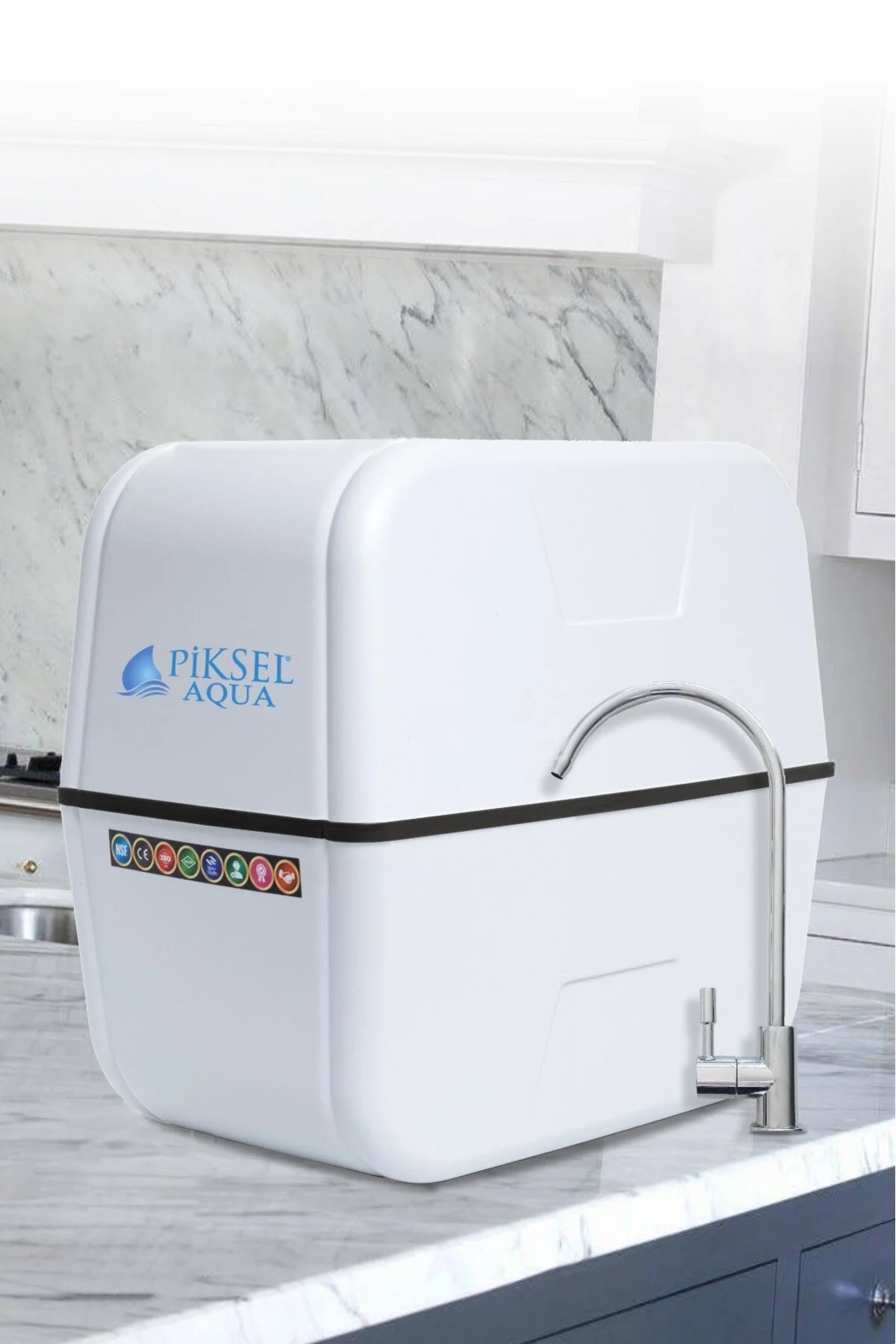 Piksel Aqua 5 Aşamalı Çelik Tanklı Standart Memb. Su Arıtma Cihazı