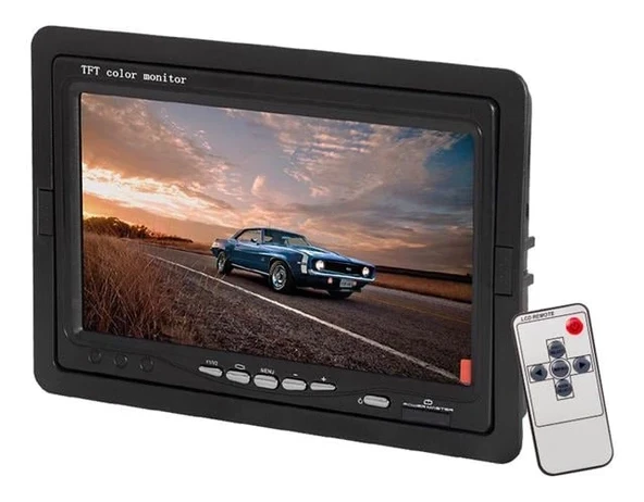 Powermaster PM-6592 7” Tetiklemeli TFT-Led Monitör
