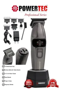 Powertec TR-2626 Profesyonel Sakal | Ense Tıraş & Çizim Makinesi
