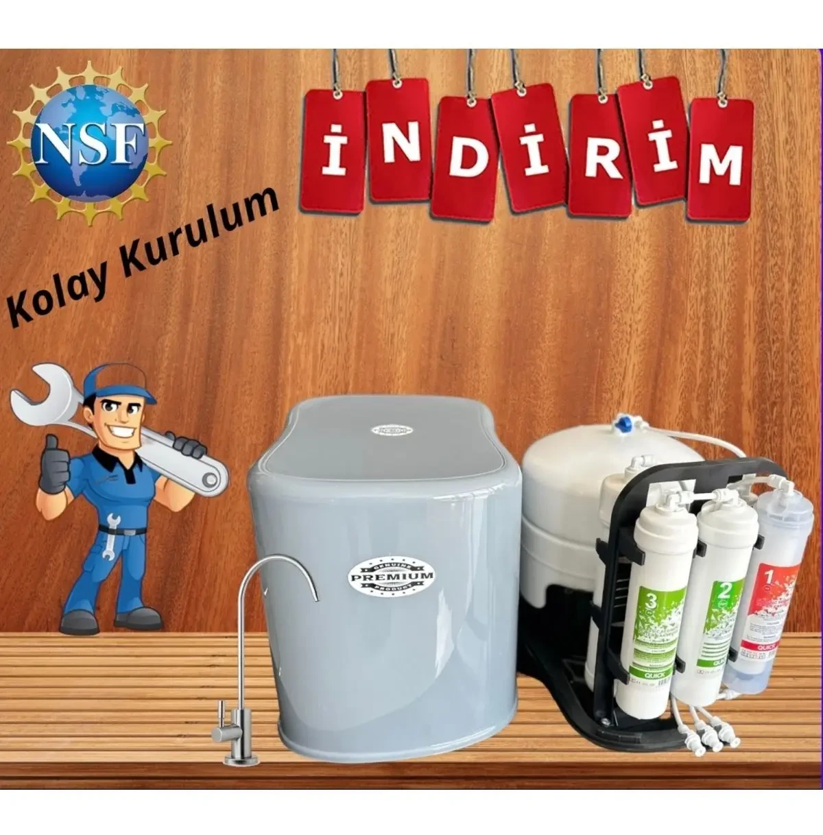 Premium Pompasız Su Arıtma Cihazı