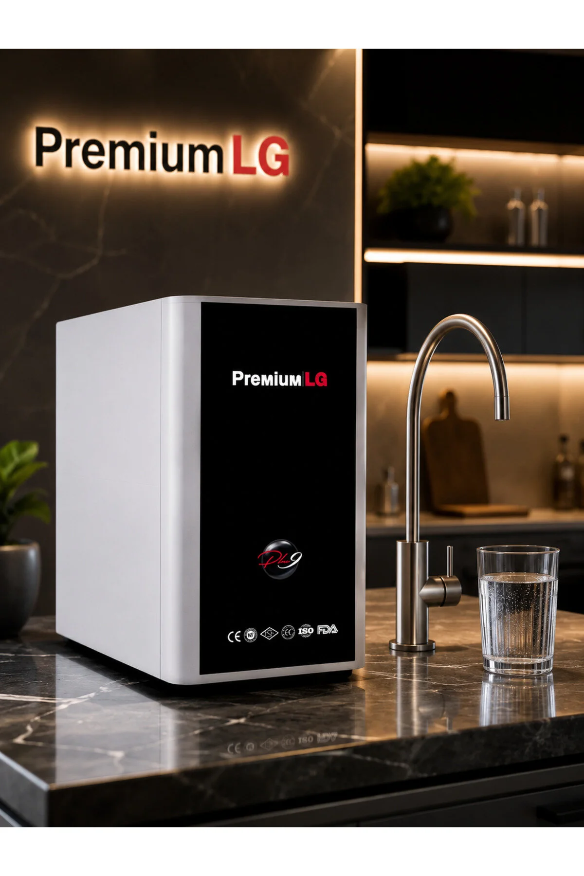 PremiumLG Premium Lg Yüksek Kaliteli 9 Ph Su Arıtma Cihazı Ce