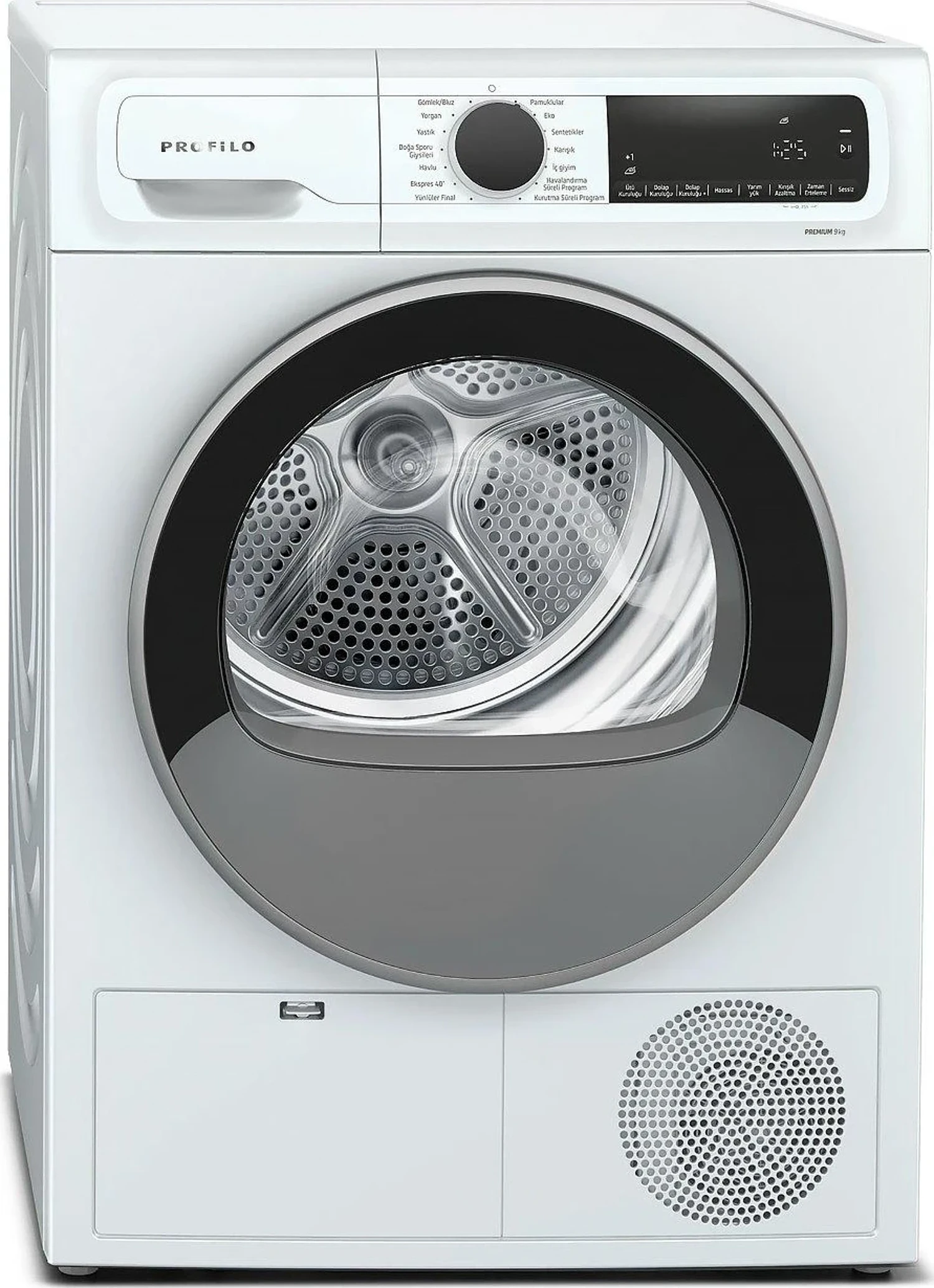 Profilo KM9611CTR A++ 9 Kg Isı Pompalı Çamaşır Kurutma Makinesi