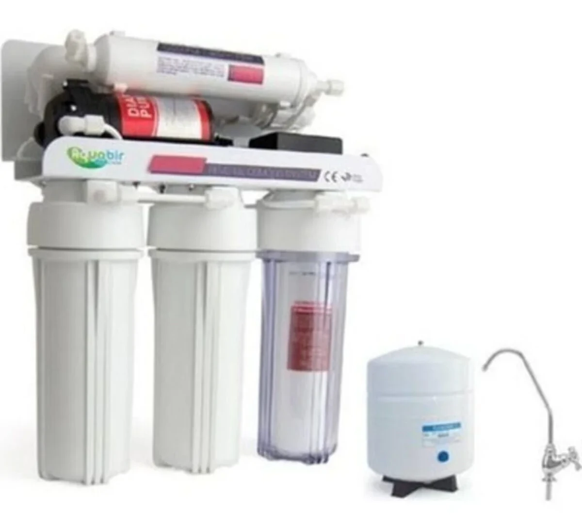 Q water 12 Aşamalı Motorlu Lüx Kalite Su Arıtma Cihazı 12 Lt Tank