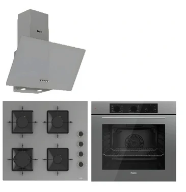 QBL62CPR – SS208CPR -D088 60 Cm Cam Turbolu Ankastre Set -Yeni 2025